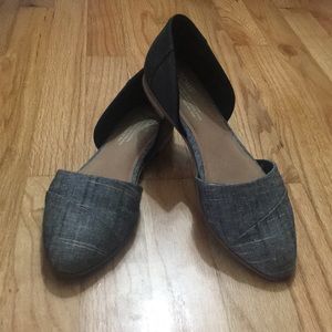 Toms Jutti D’orsay flat 8.5